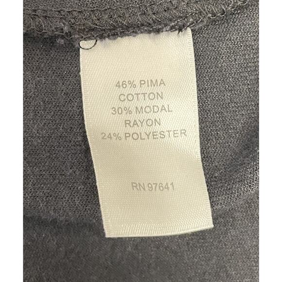 Pure Jill Black Velvet Long Sleeve Dress Size Small Knee Length A-Line RN 97641 - Picture 4 of 4